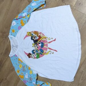 Hot Topic Sailor Moon Pajamas Shirt womens size 3X